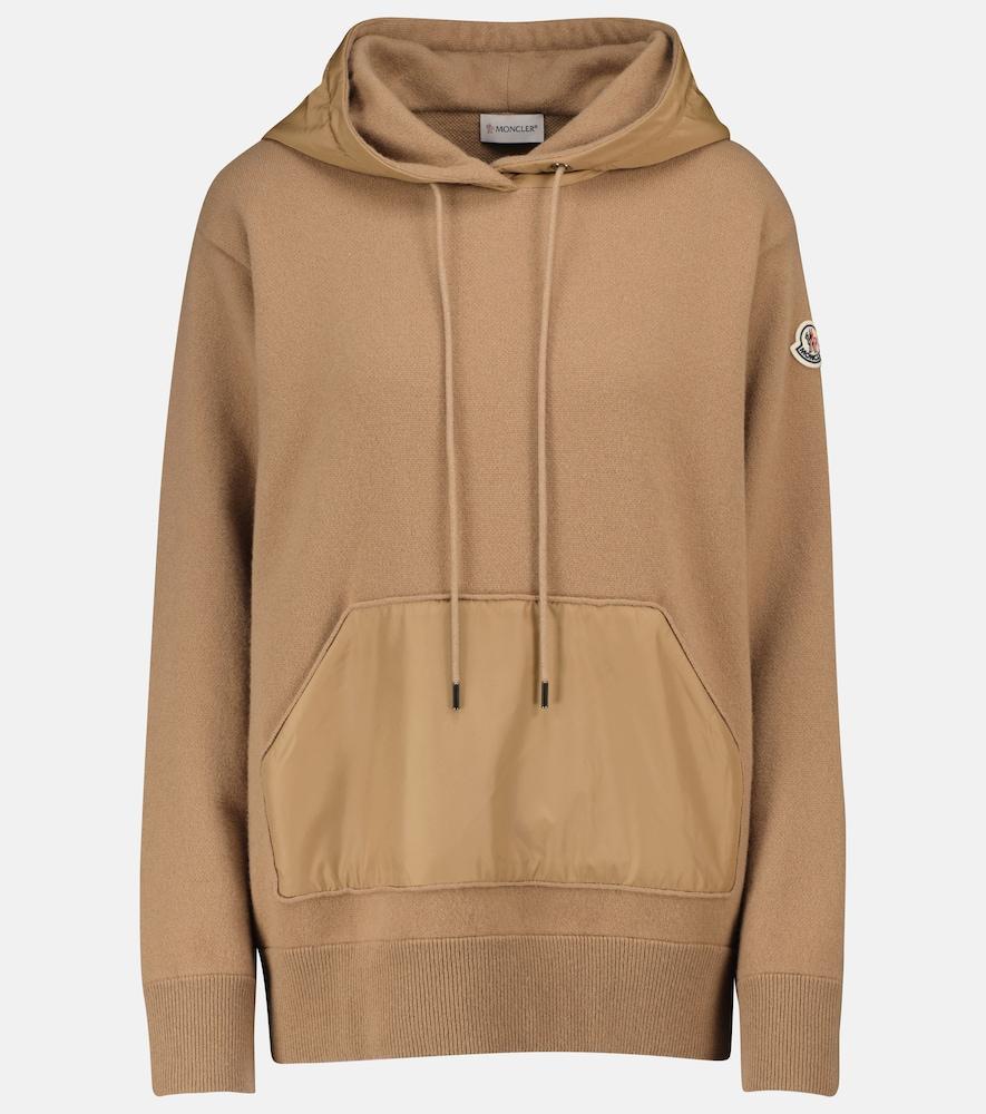 moncler wool and cashmere hoodie