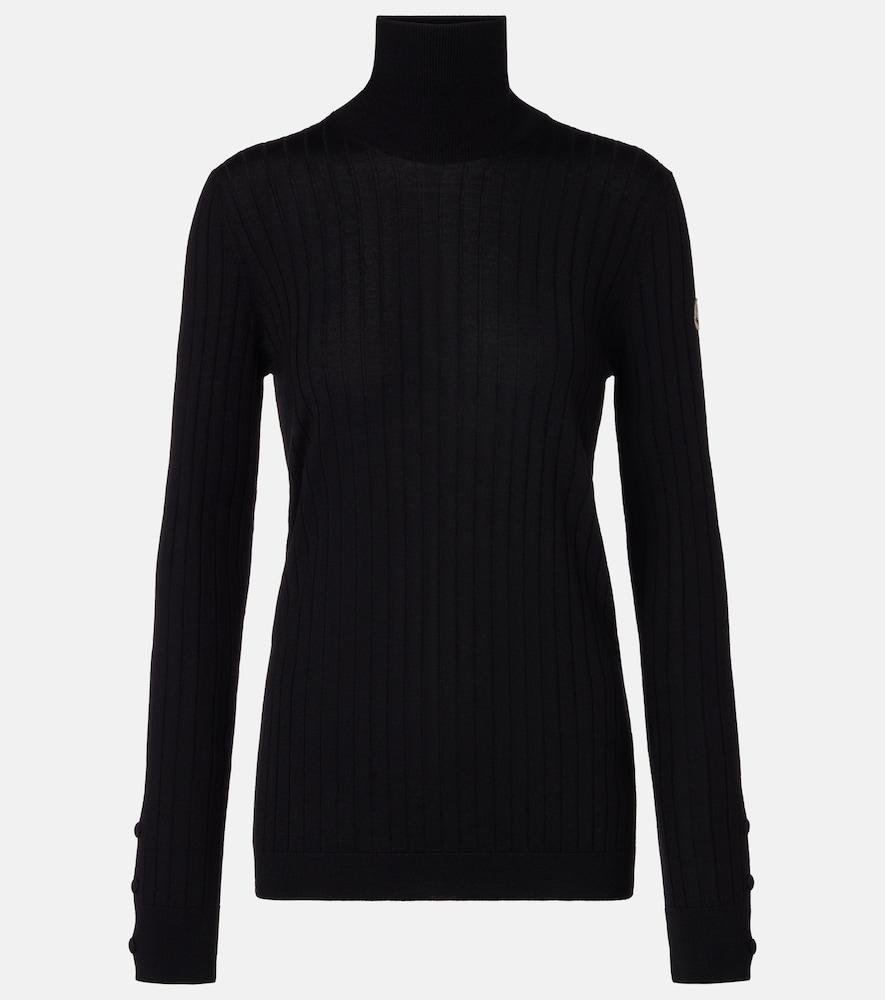 moncler wool and cashmere turtleneck sweater