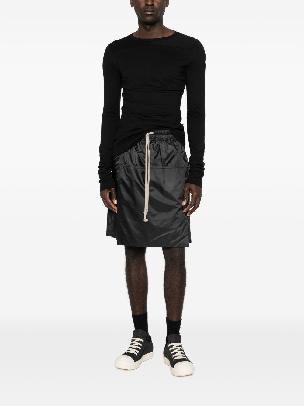 moncler x rick owens skirts black polyester - women
