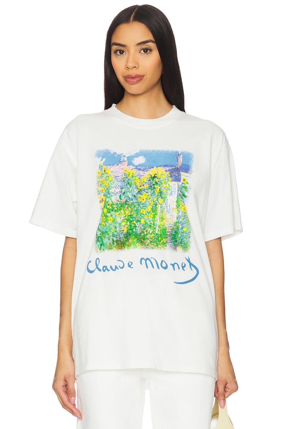 monet garden boxy tee