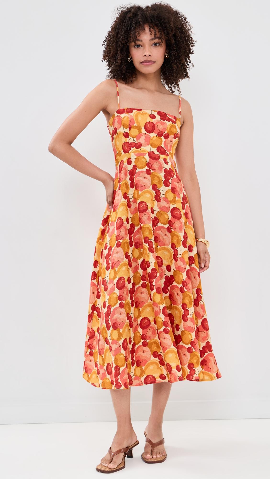 monette linen dress