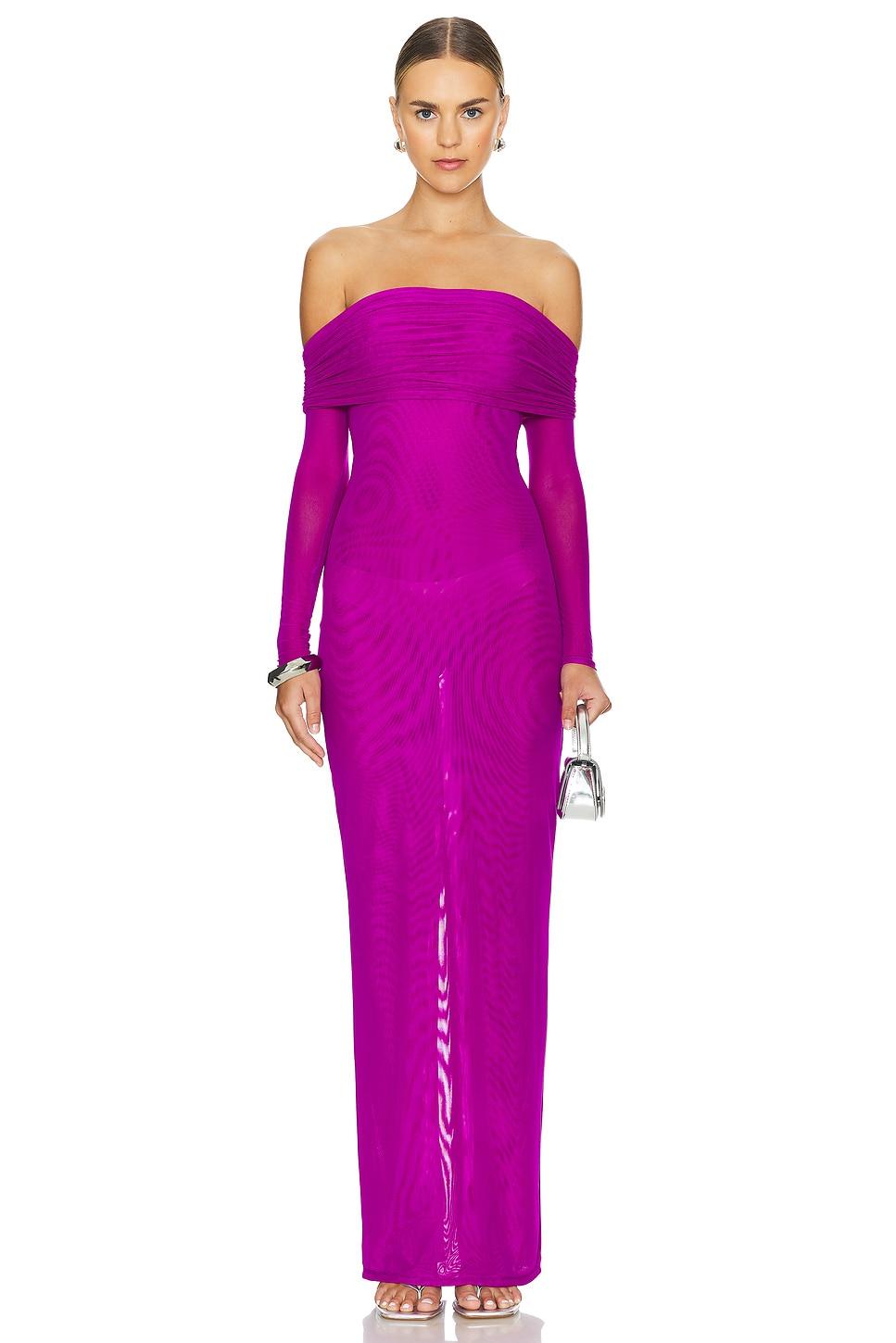 monica off the shoulder gown