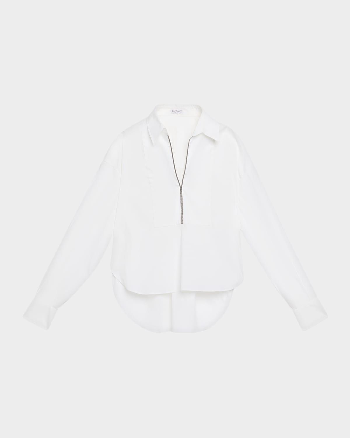 monili poplin collared shirt