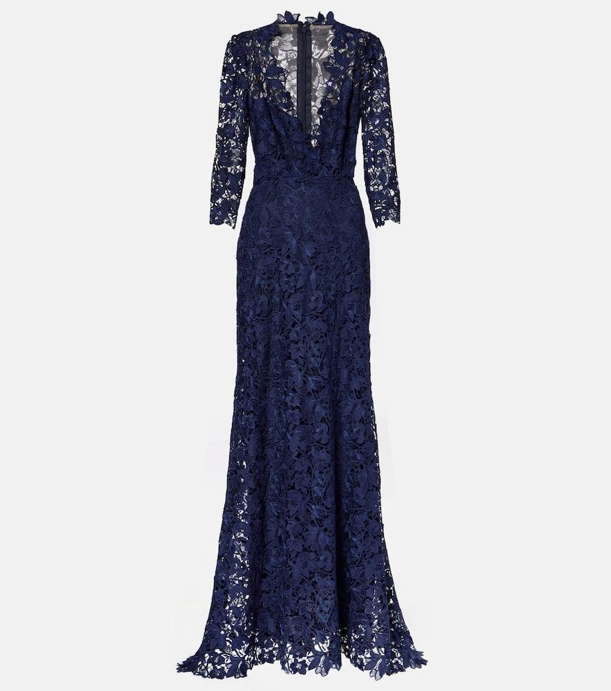 monique lhuillier lace gown