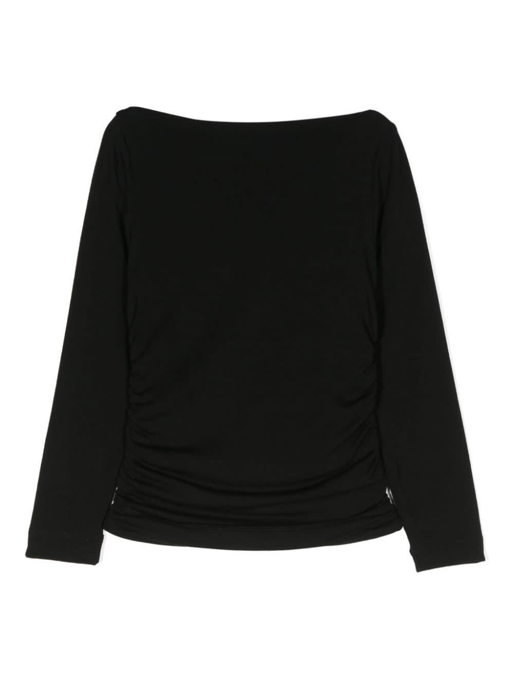 monnalisa black girl t-shirt