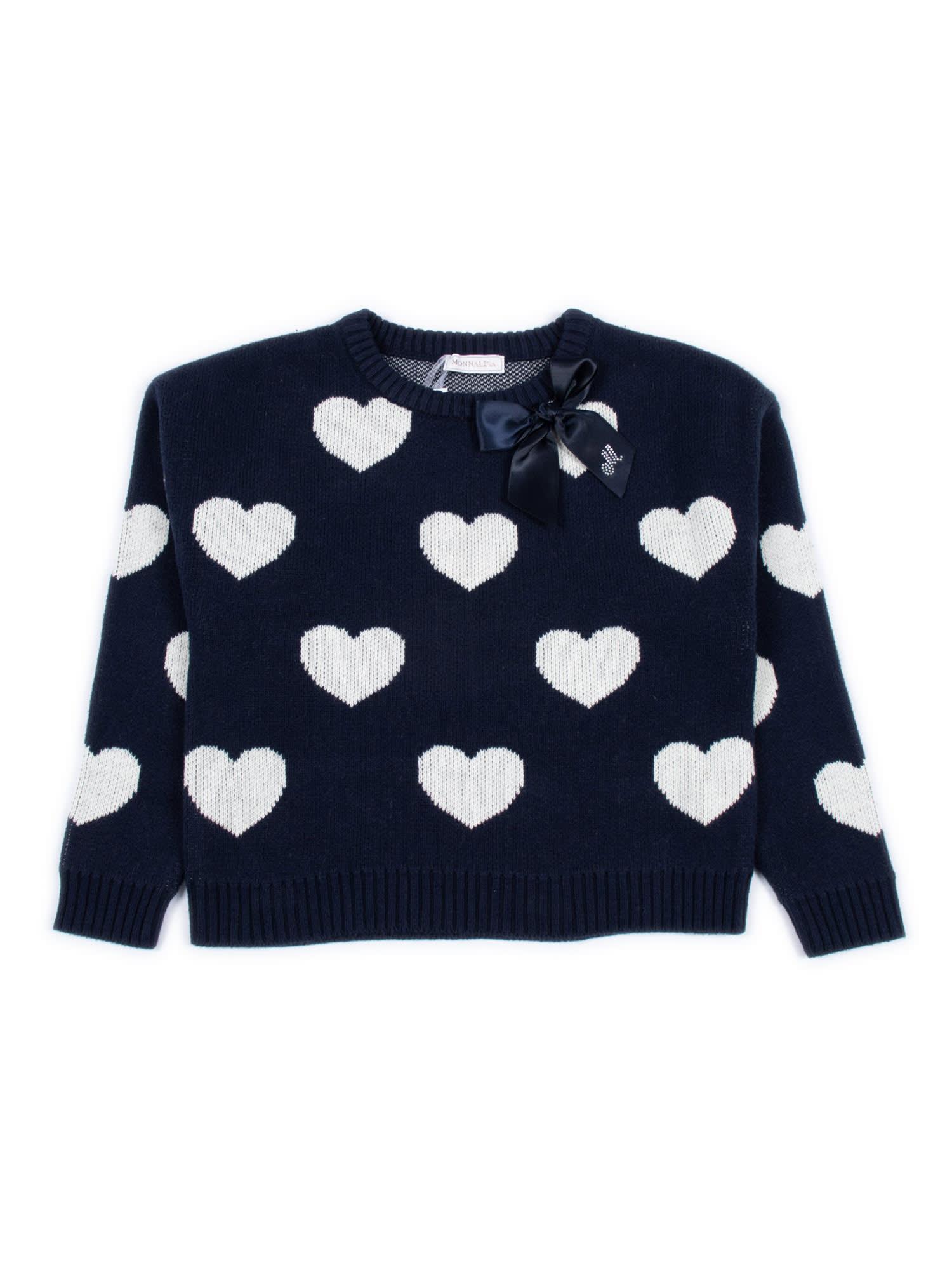 monnalisa cotton wool sweater