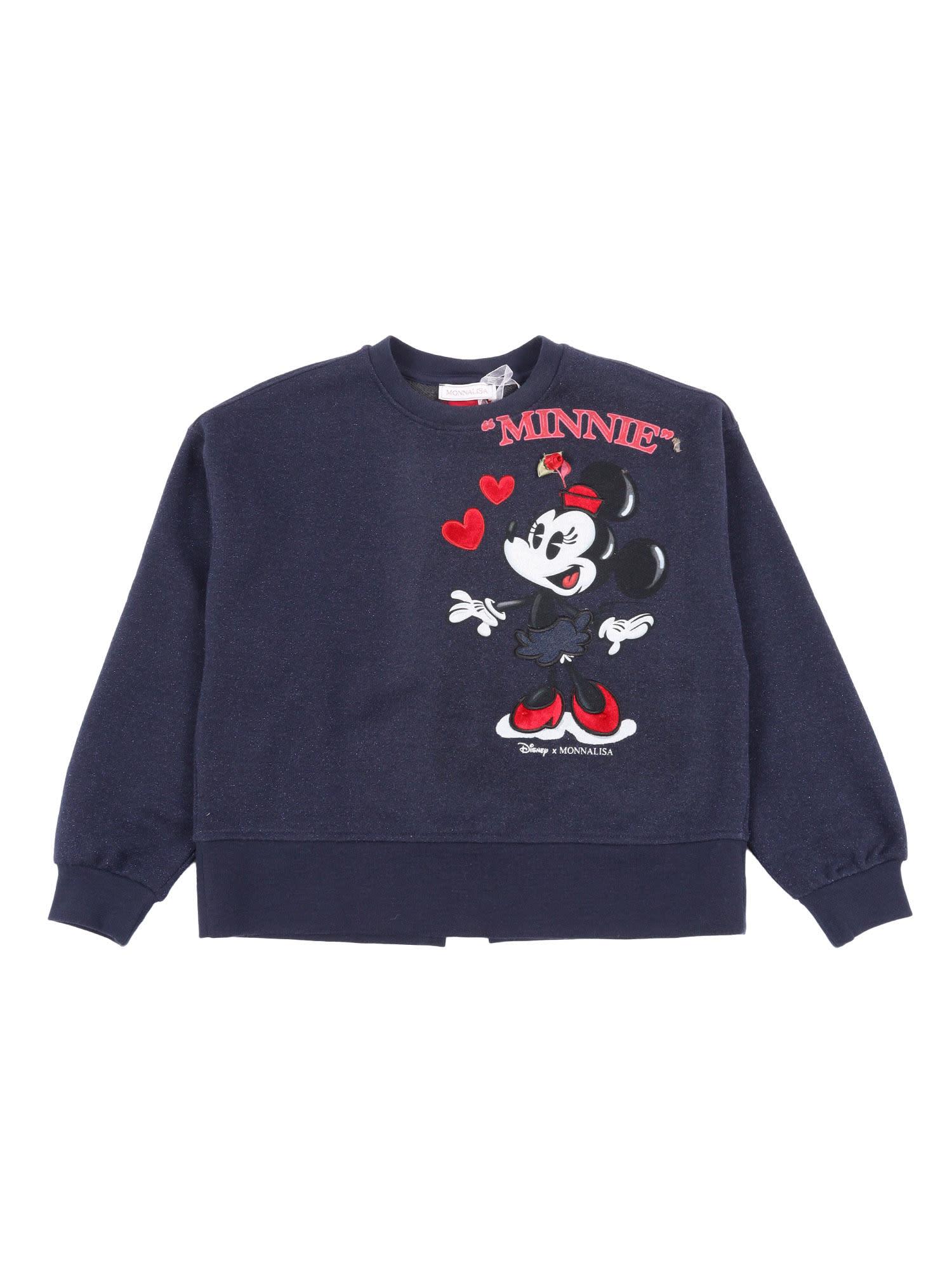 monnalisa crew neck sweatshirt