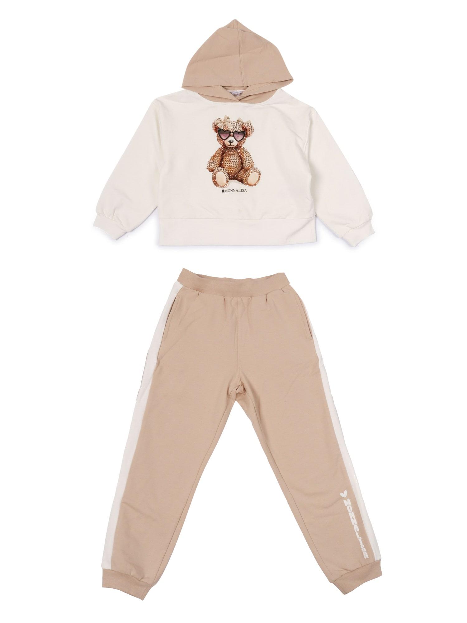 monnalisa hoodie and jogger set
