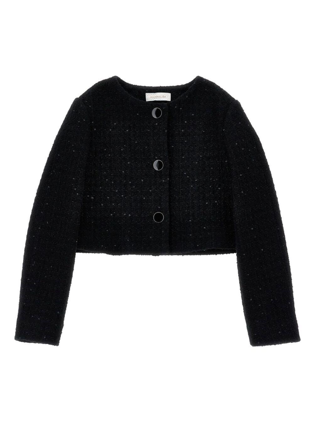 monnalisa jolie boucle pailettes - xs convertito in tg 13a