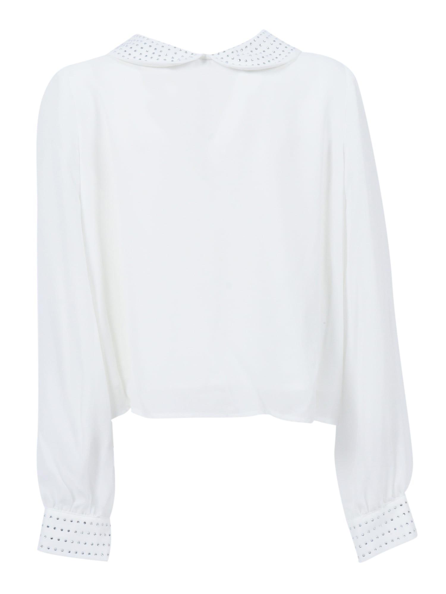 monnalisa shirt with george rhinestone