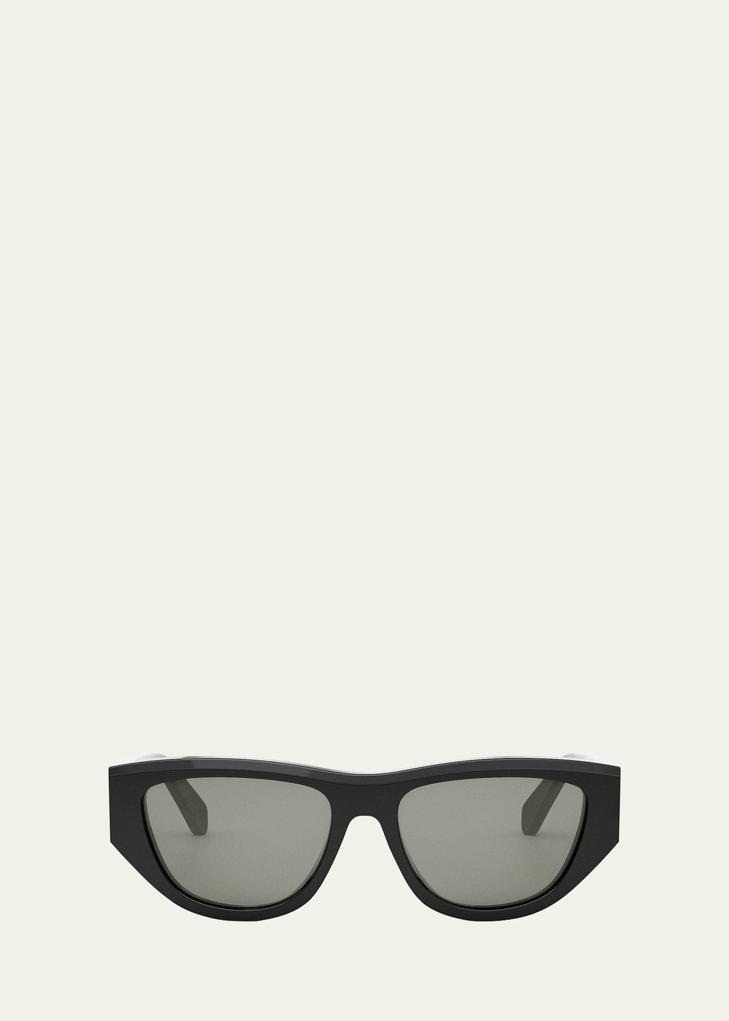 monochroms acetate cat-eye sunglasses