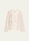 monogram cotton pj top