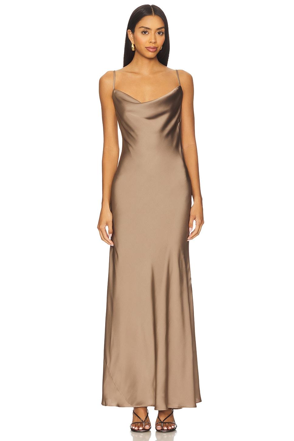 monroe cowl neck maxi dress