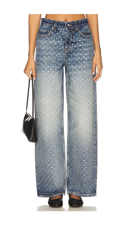 monse embellished jean in blue.