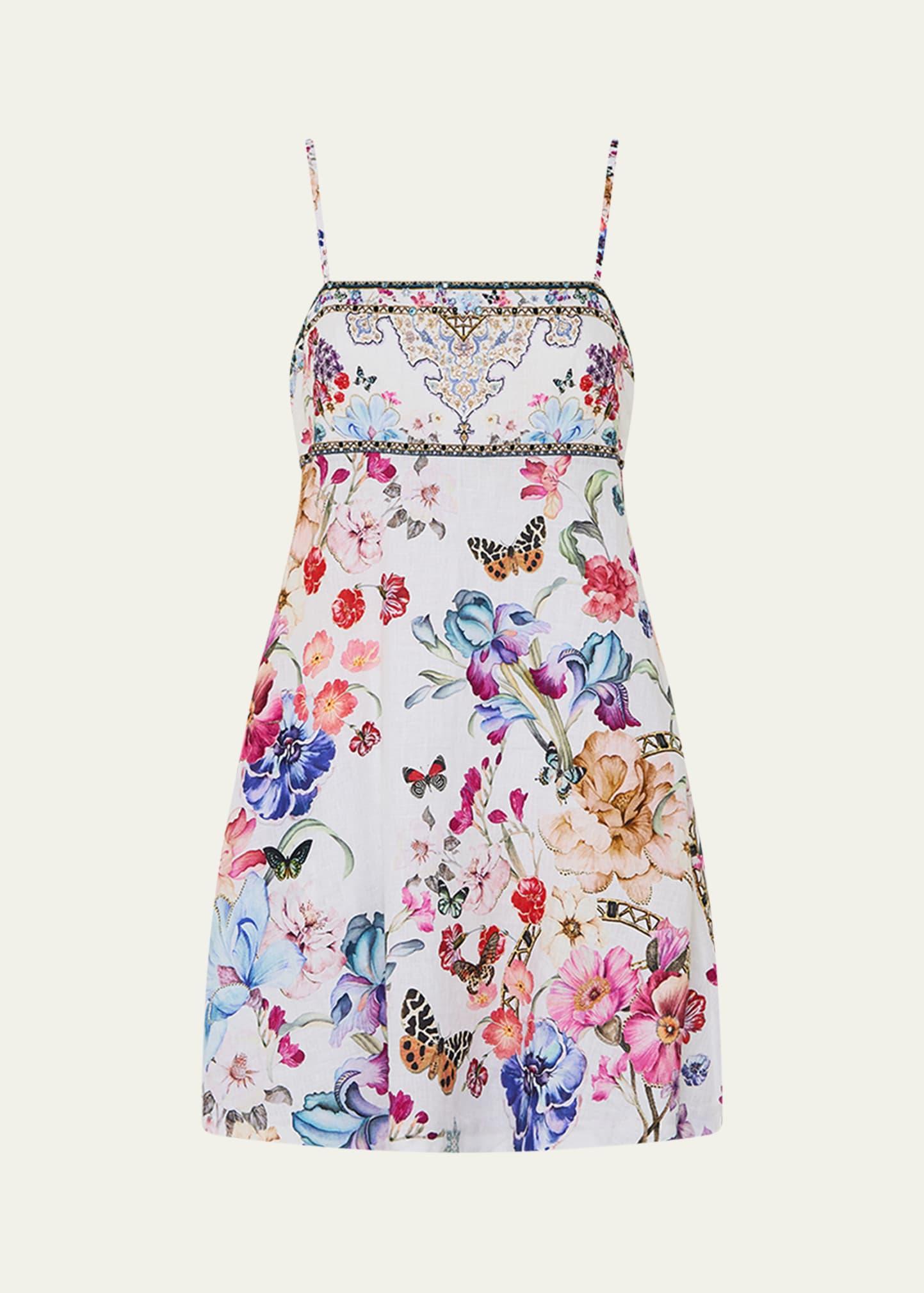 monserrate magic mini square-neck sundress