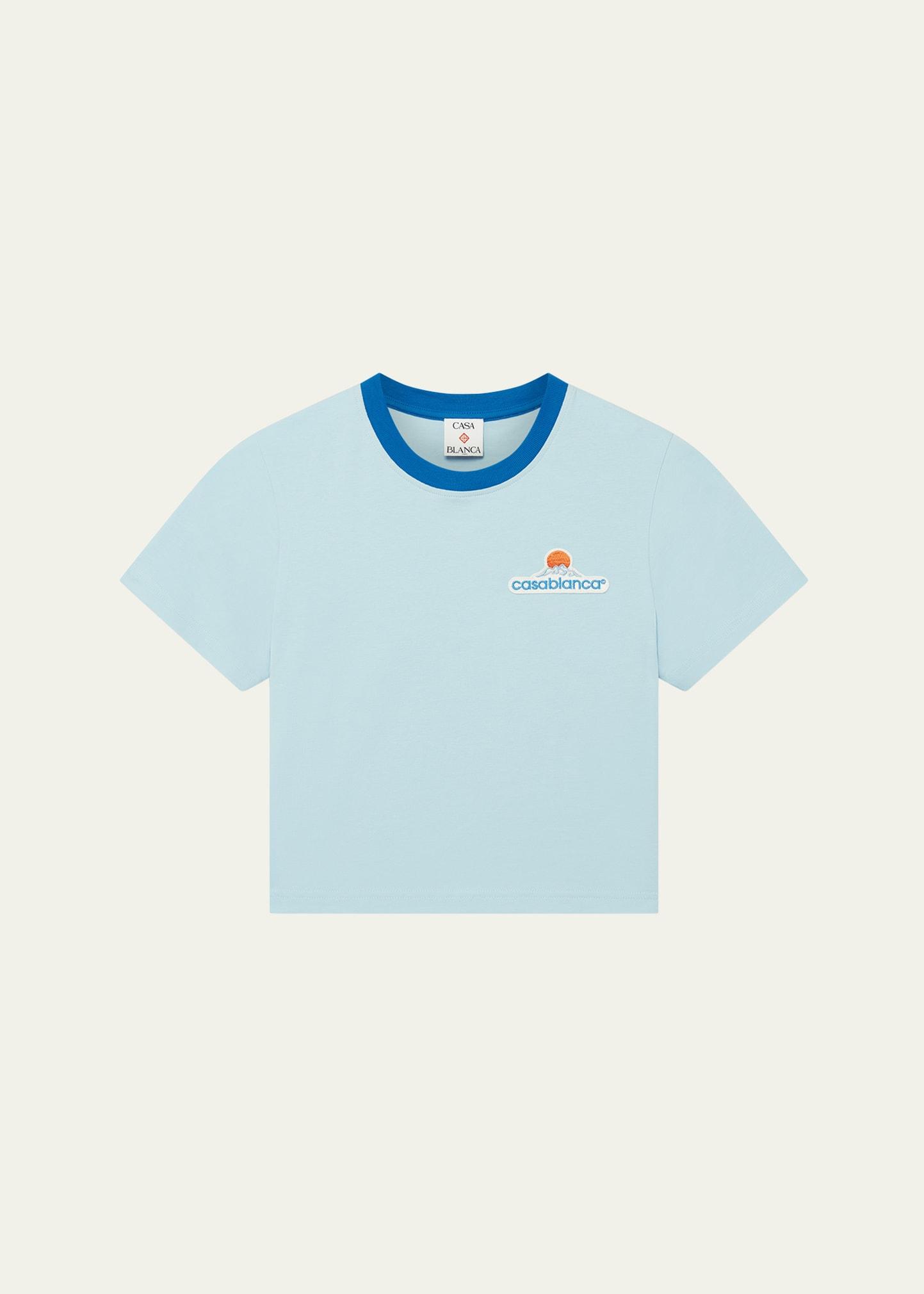 montagne logo patch baby tee