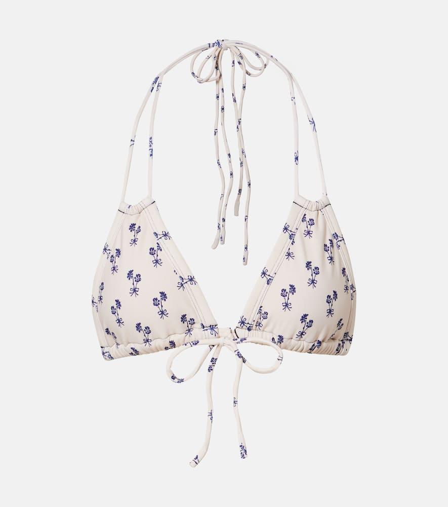 montce cynthia floral bikini top