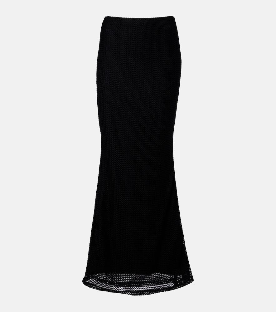 montce natalia crochet maxi skirt