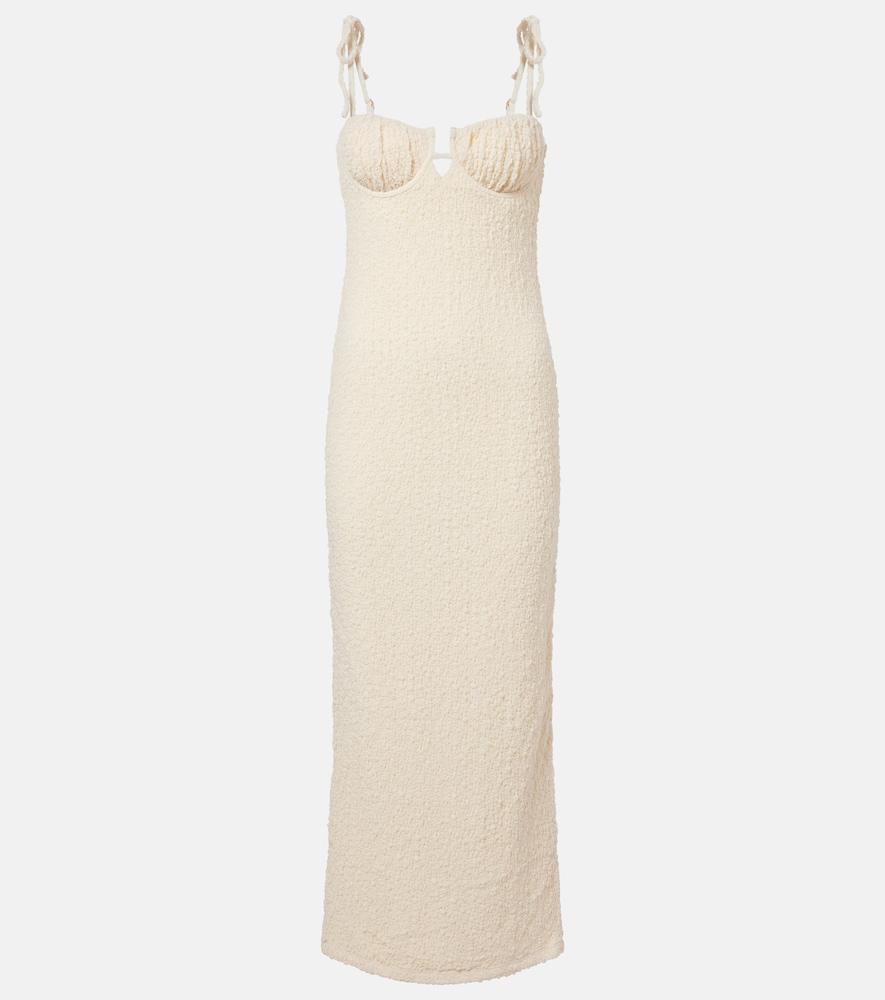 montce petal midi dress