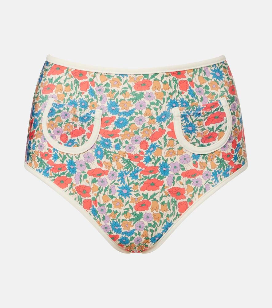 montce polly floral bikini bottoms