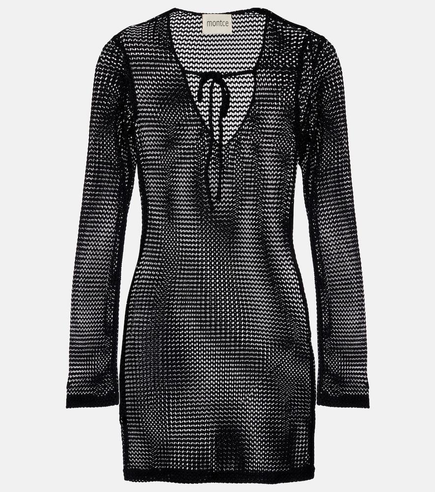 montce sophia crochet minidress