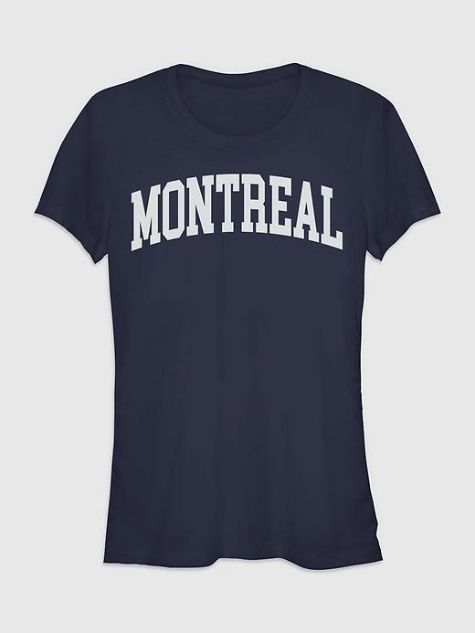 montreal collegiate short sleeve graphic t-shirt