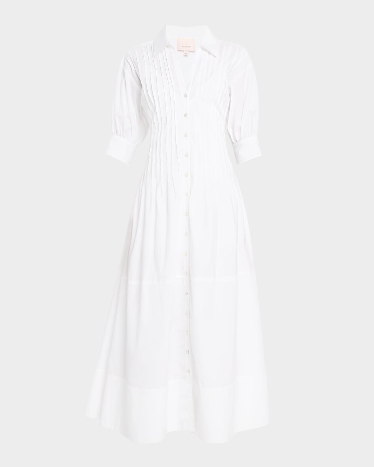 monty puff-sleeve maxi dress