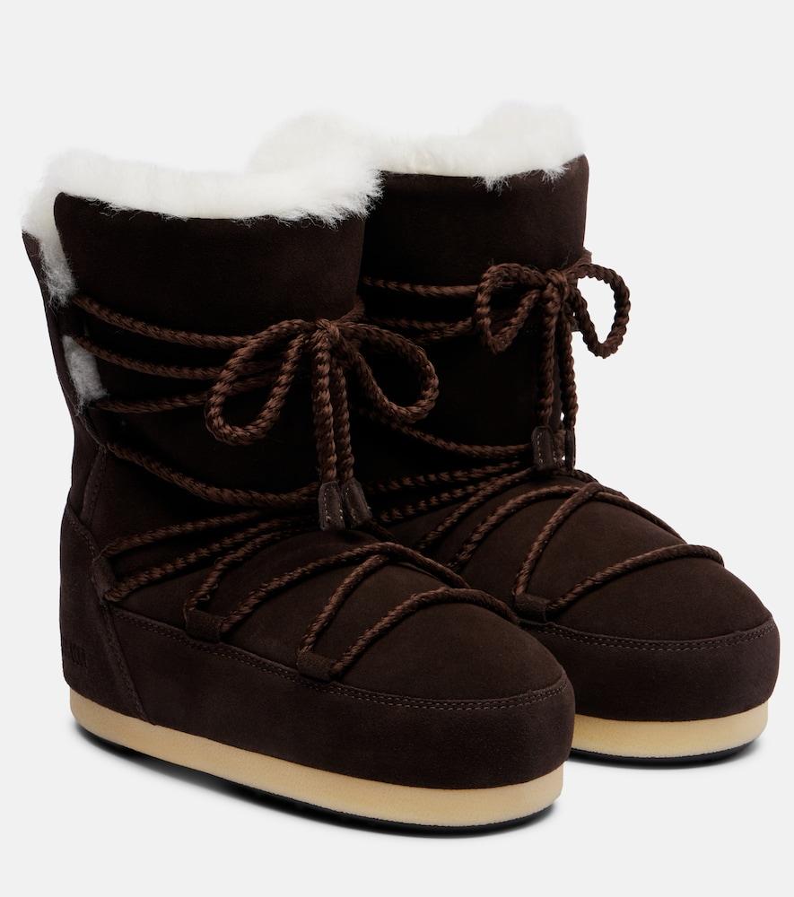 moon boot evx shearling