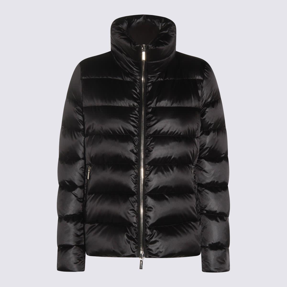 moorer black down jacket