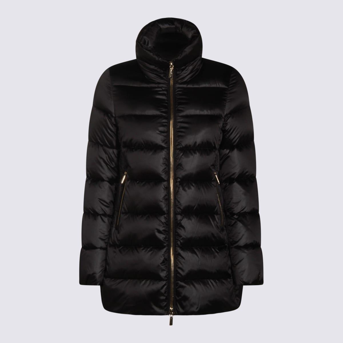 moorer black down jacket