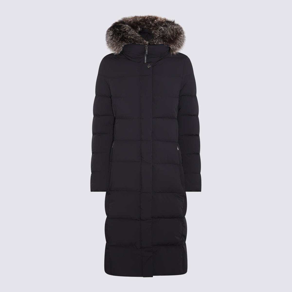 moorer dark blue zagara down jacket