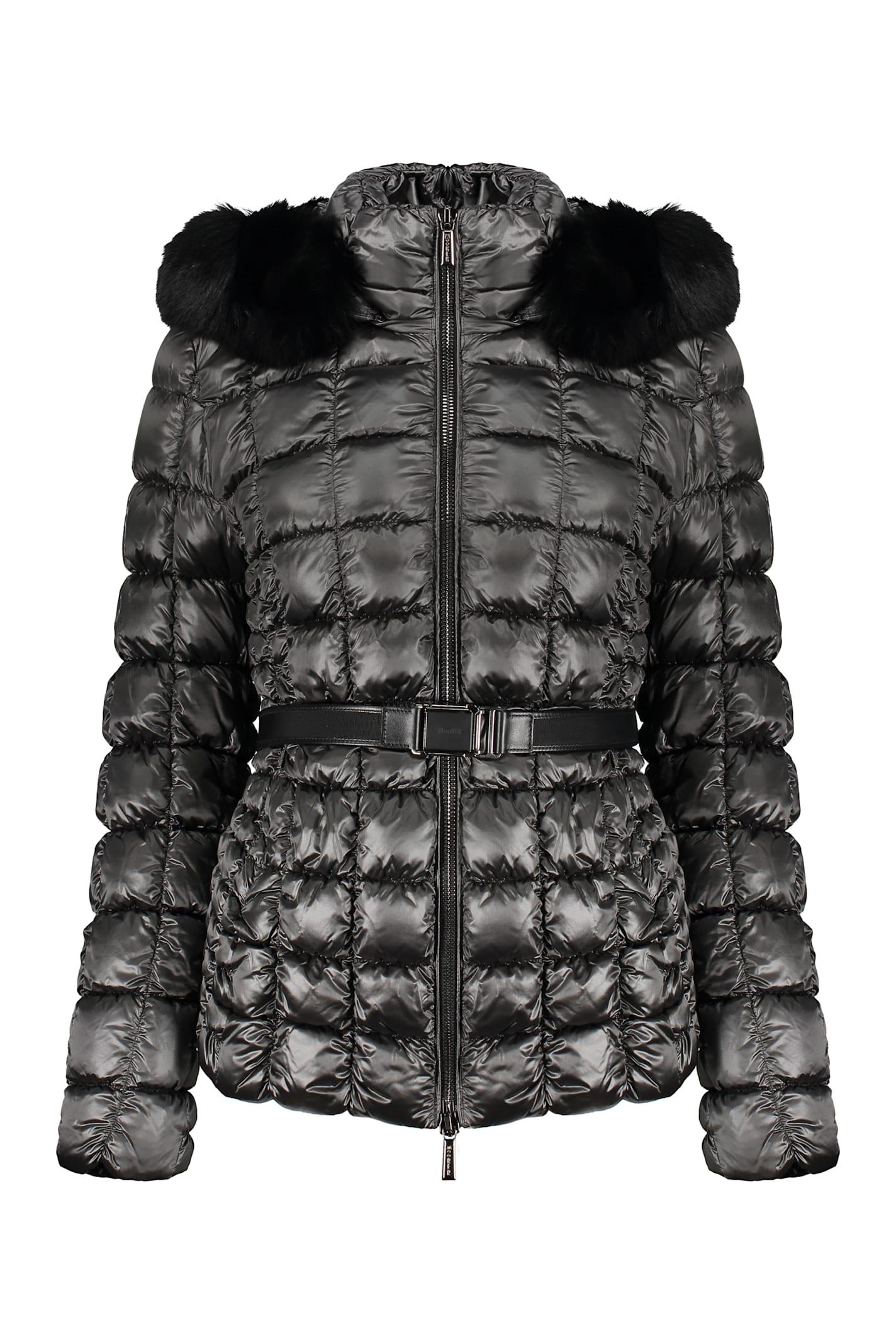 moorer detachable hood down jacket