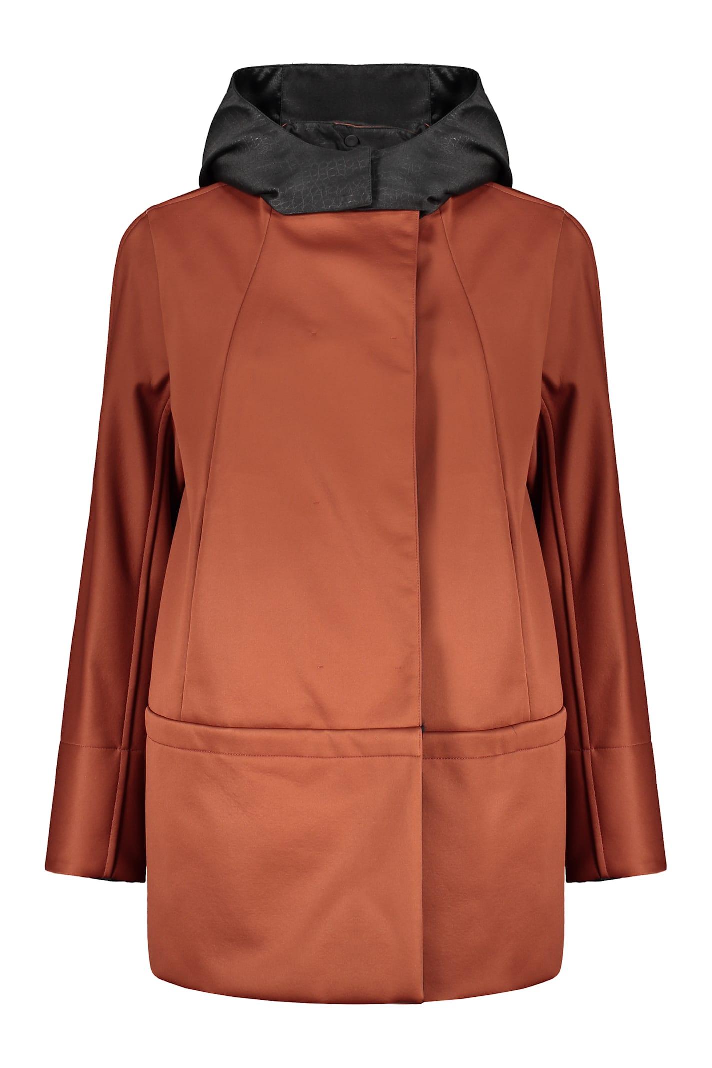 moorer double-breasted wool coat