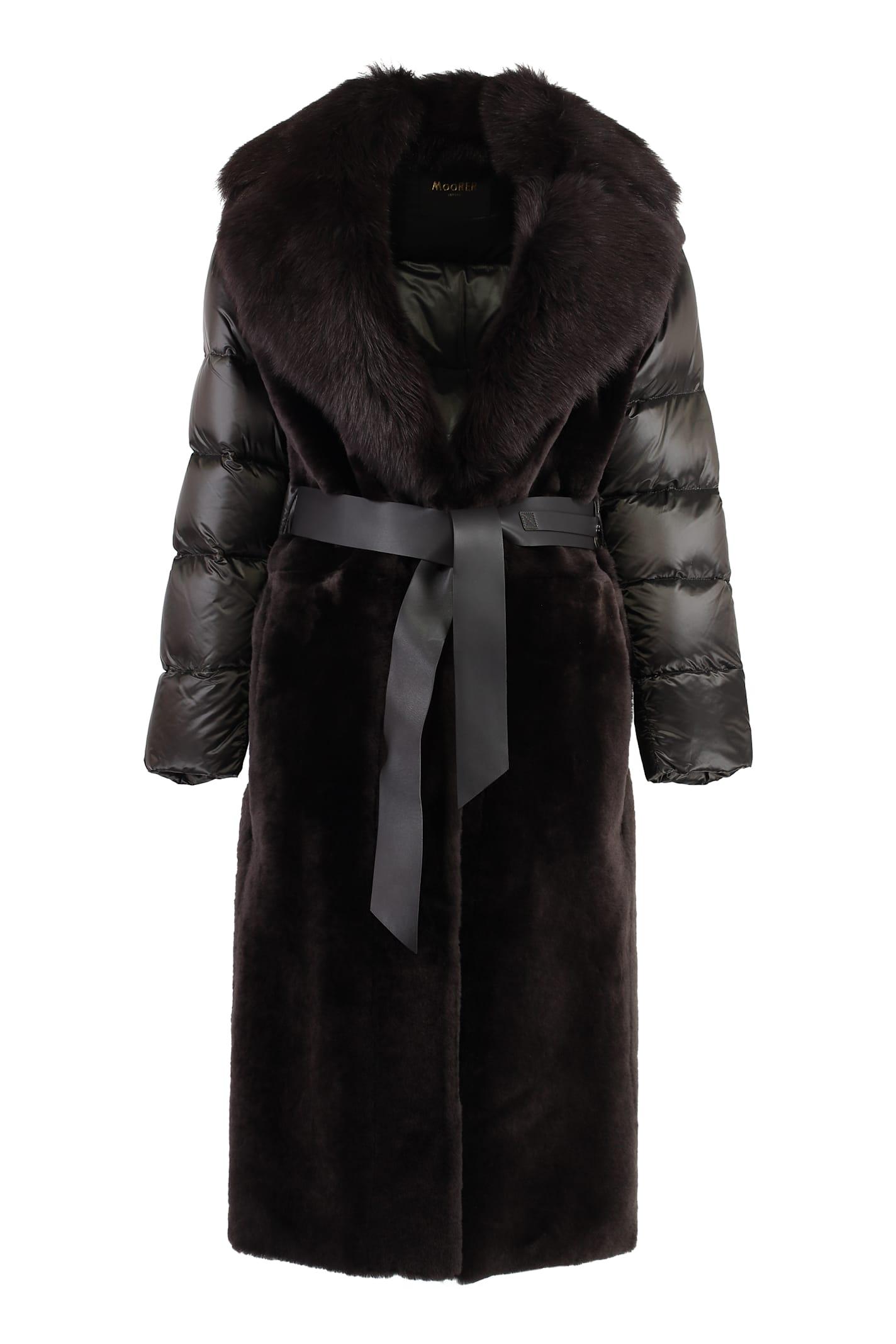 moorer duero fur and leather jacket
