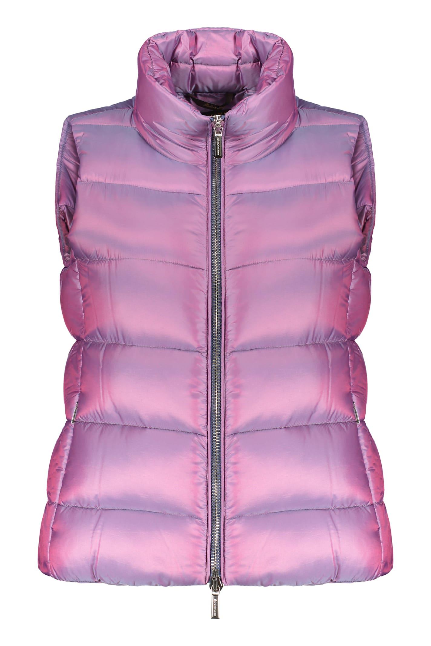 moorer full zip down vest