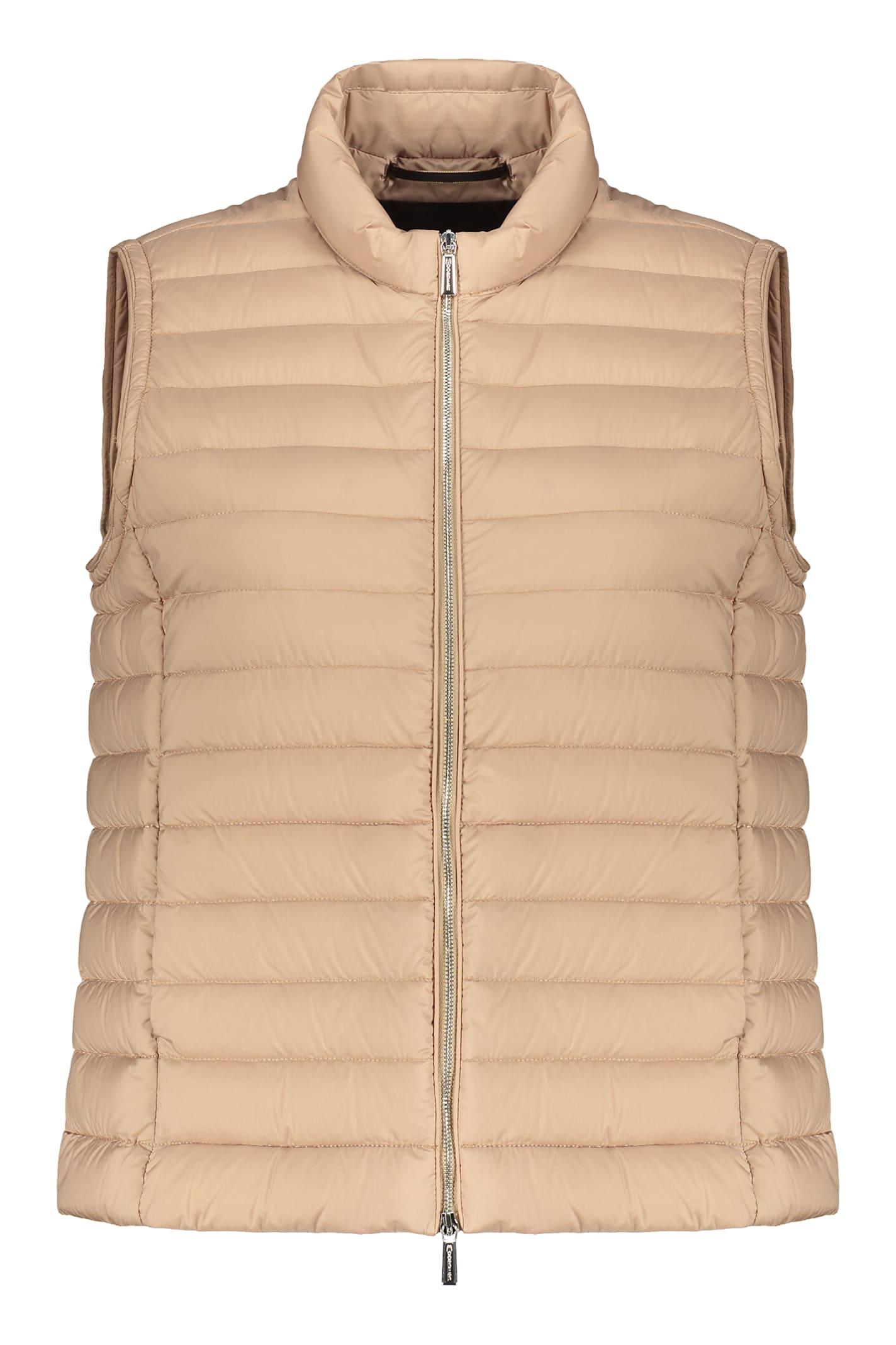 moorer full zip down vest