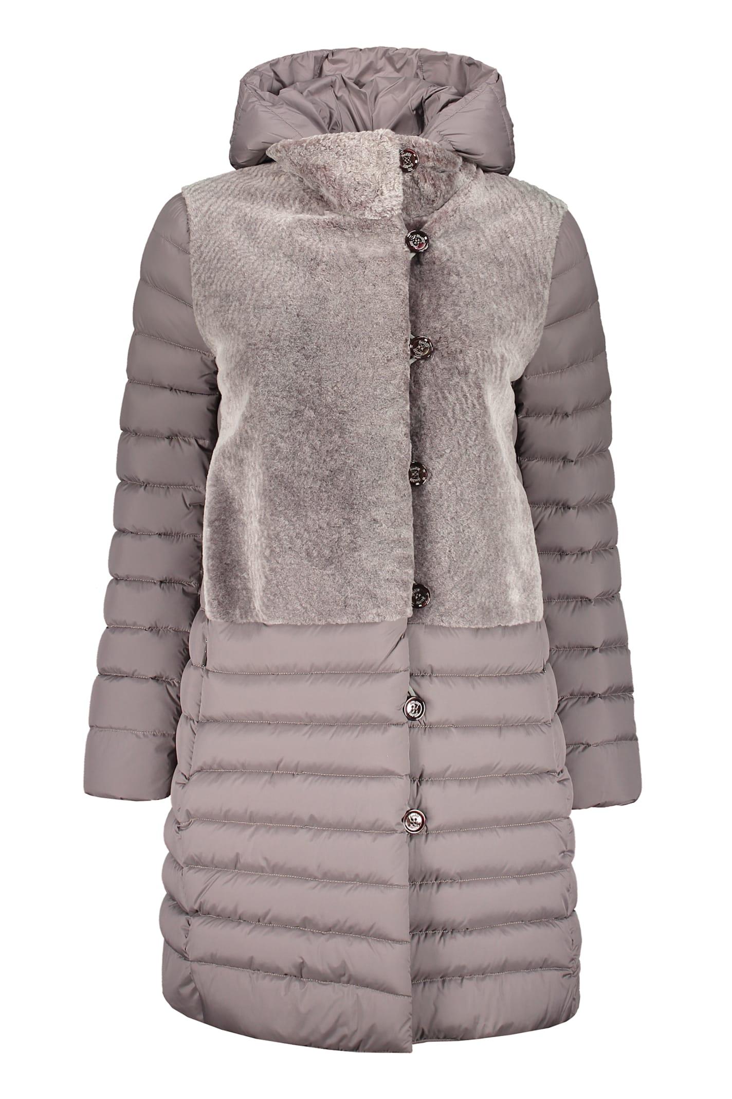 moorer hooded down jacket