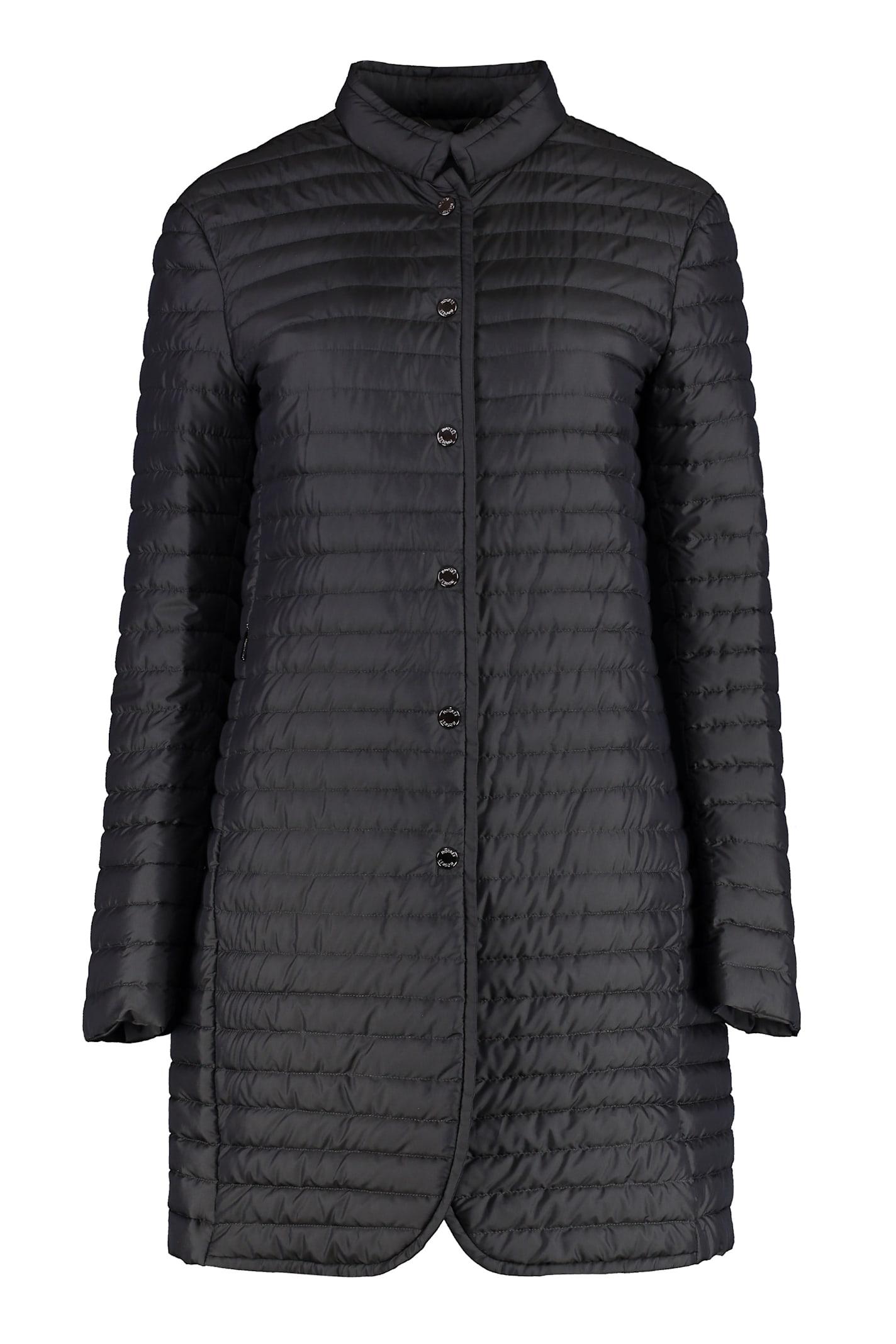 moorer lea snap button fastening down jacket