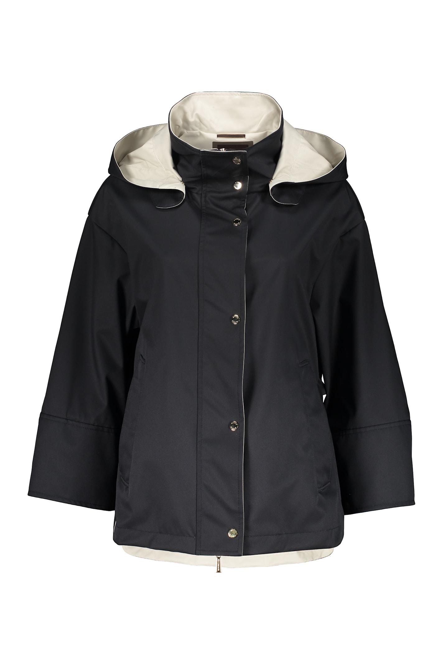 moorer technical fabric waterproof jacket
