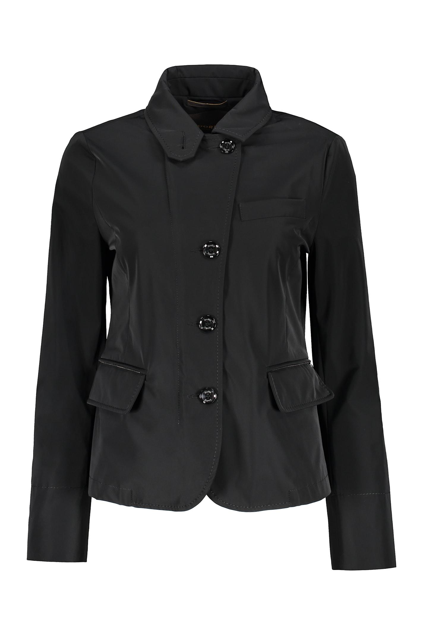 moorer technical fabric waterproof jacket