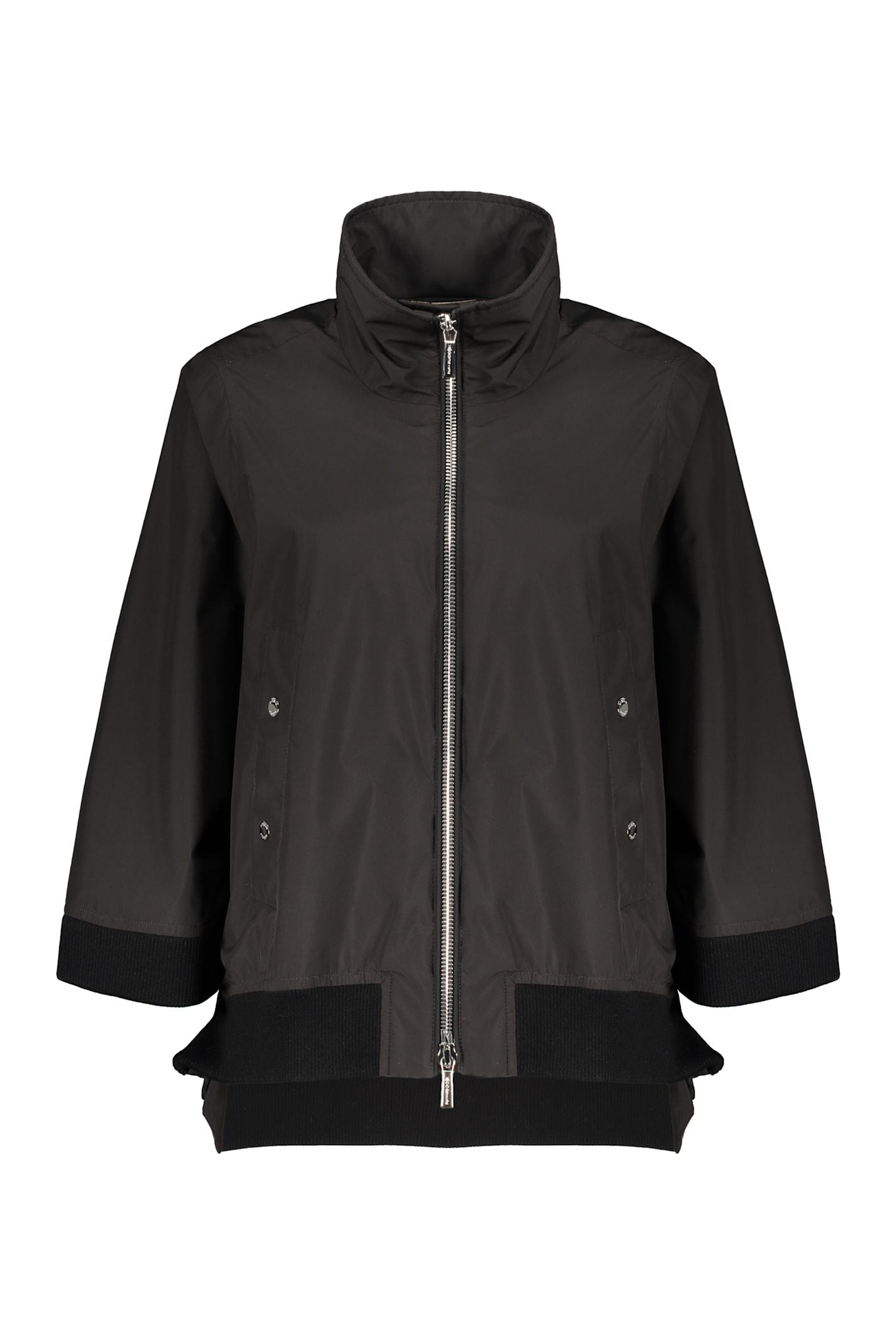 moorer techno fabric cape-coat