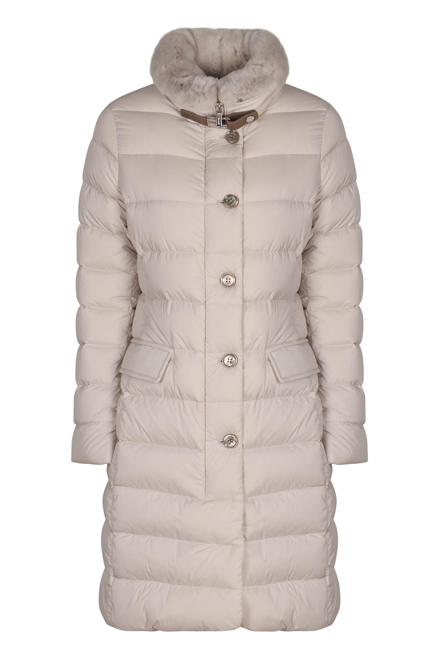 moorer vetiver long down jacket