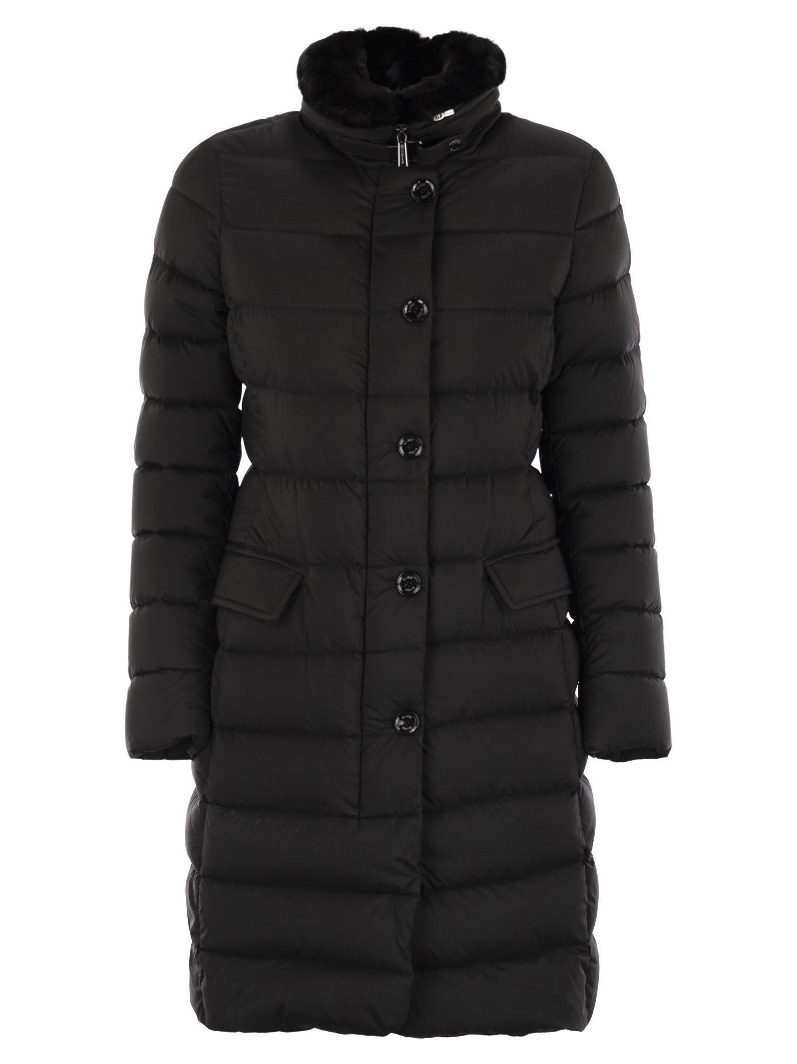 moorer vetiver-s3 - long down jacket