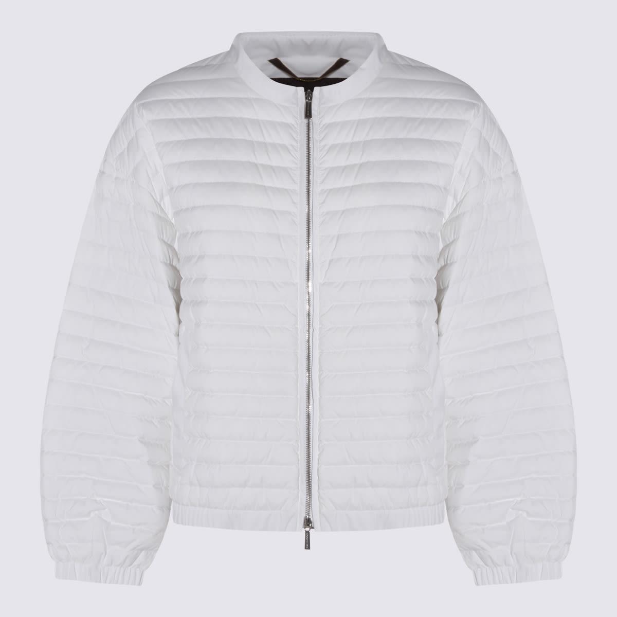 moorer white down jacket
