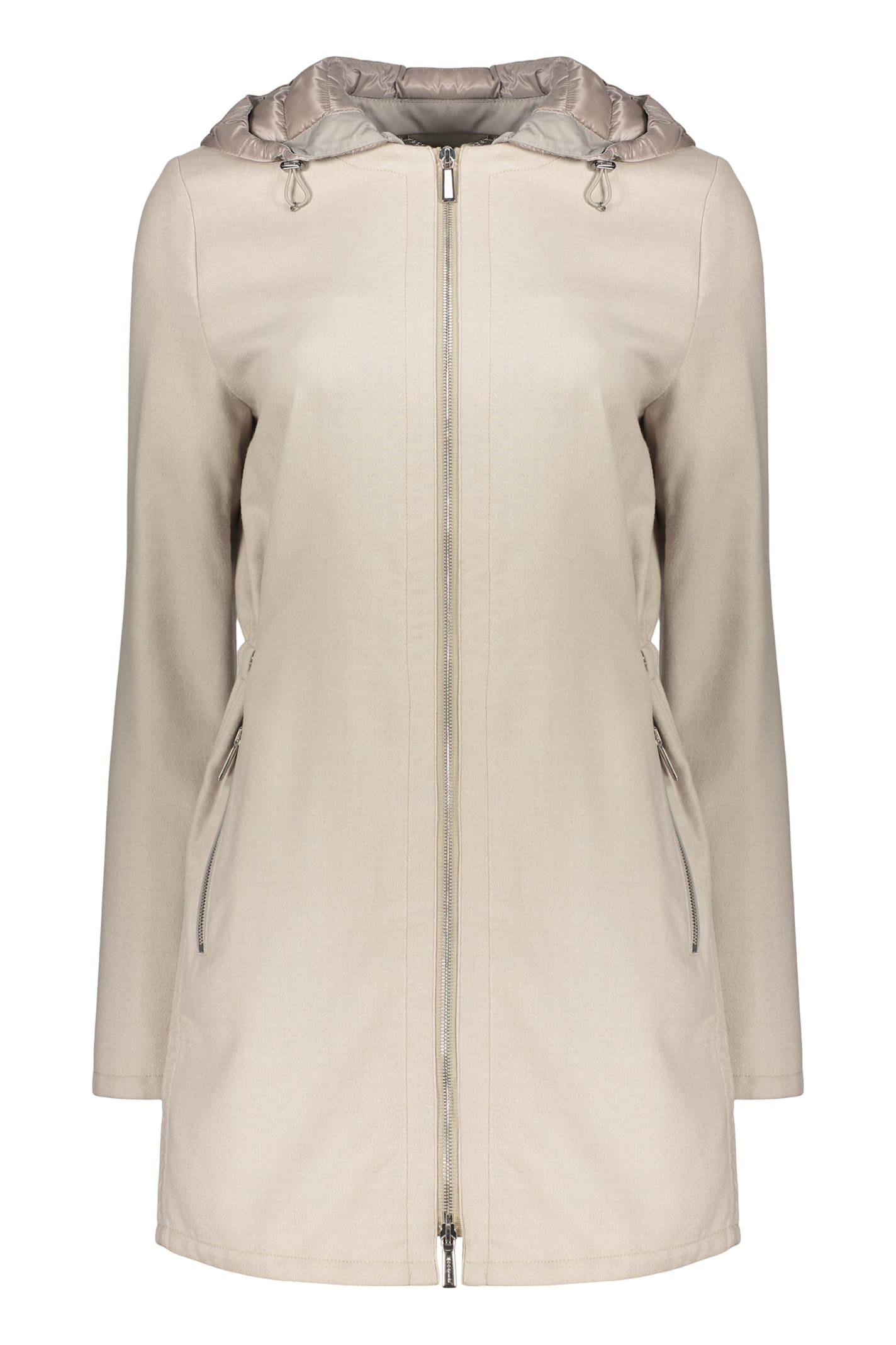 moorer zip-up jacket with hood