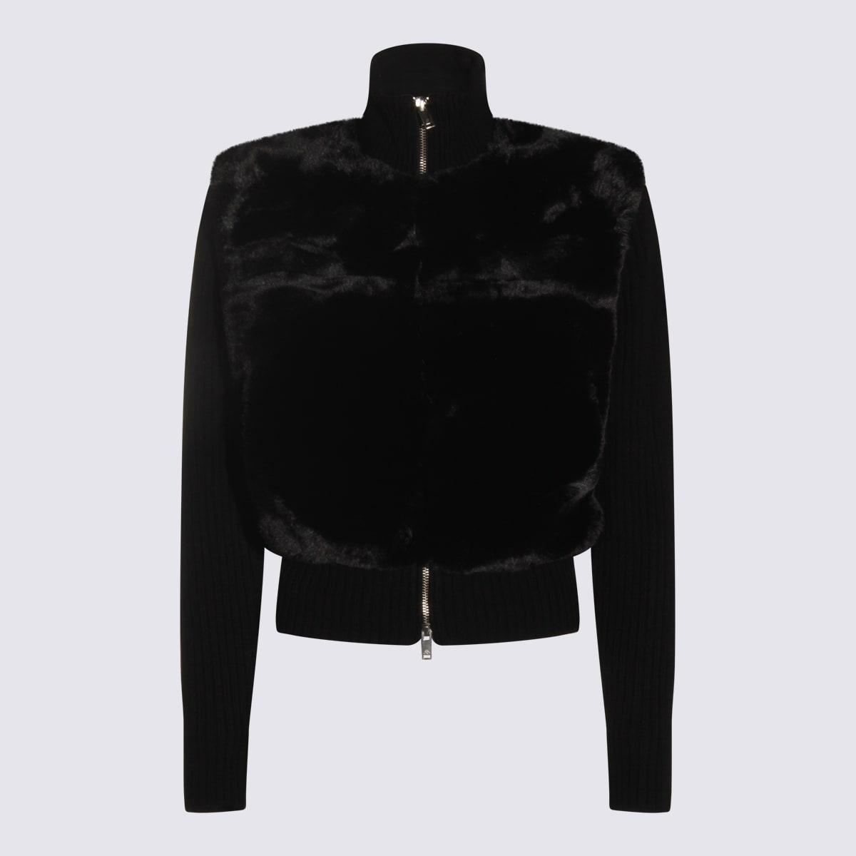 moose knuckles black casual jacket