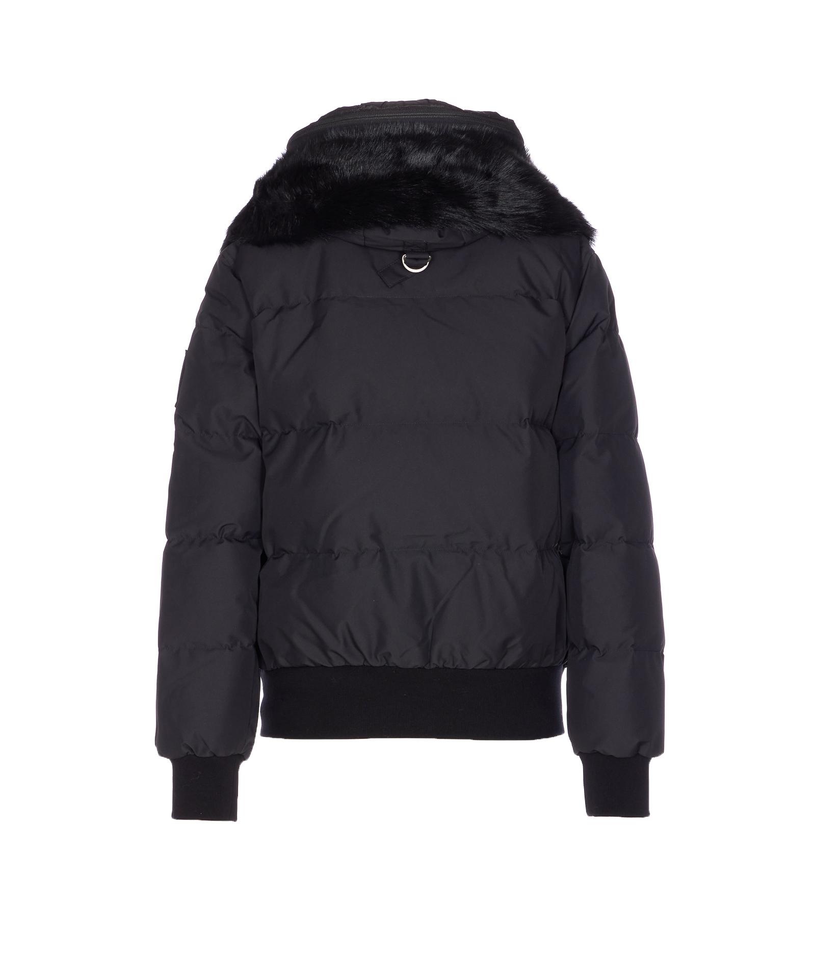 moose knuckles jackets black recycled polyester - women