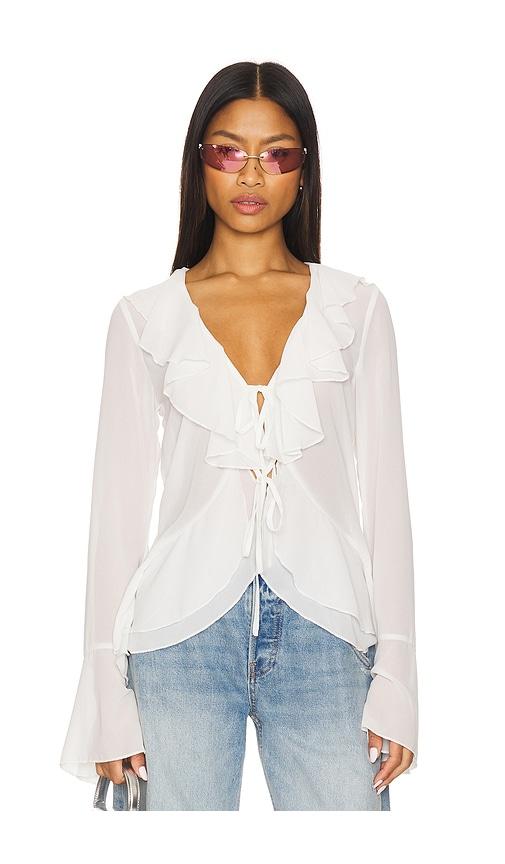 more to come alisia top in ivory.
