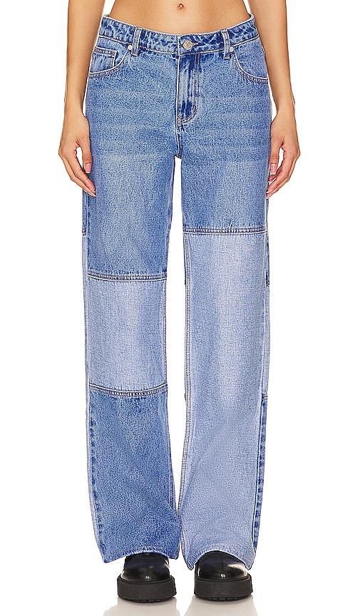more to come aluna wide leg jeans in blue.