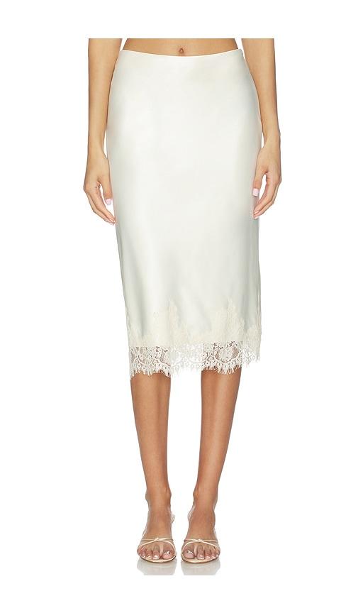 more to come bethanie midi skirt in cream.